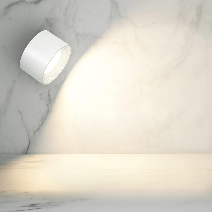 Lisslune | Spotlight Wireless Wall Lamp - 360° Rotation, Dimmable, Rechargeable Wall Light
