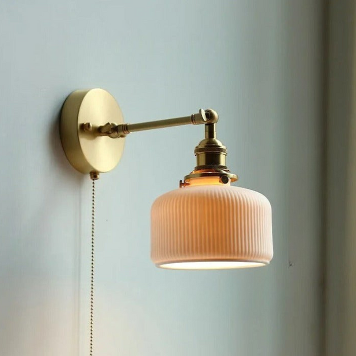 Lisslune | ScandiAura – Stylish Ceramic Wall Light with Nordic Design