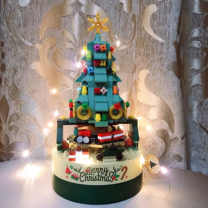 Lisslune | 360 PCS Music Box Christmas Tree Building Blocks