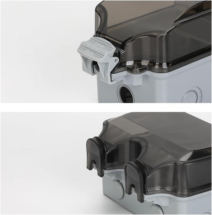 Lisslune | IP66 Outdoor Waterproof Wall Socket with Lockable Cover – PowerGuard