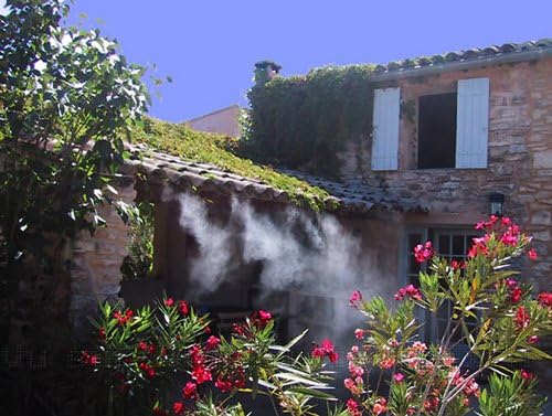 Lisslune | Spray irrigation system – Water hose with spray nozzles for refreshing cooling in the garden