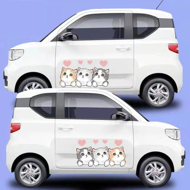 Lisslune | Cute cartoon mouse stickers for car