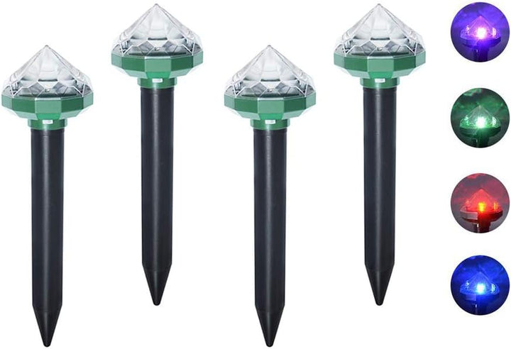 Lisslune | Solar-powered animal repeller for garden and yard – Environmentally friendly protection against mice and rodents