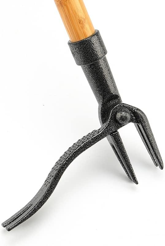 Lisslune | Weed puller with 4-claw head – Effective garden tool made of iron for root removal