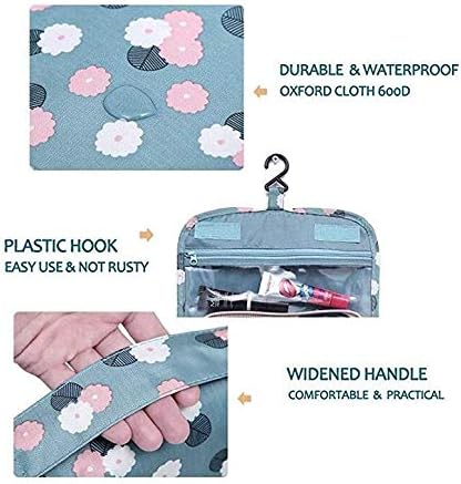 Lisslune | TravelEase –  Water-Resistant Travel Toiletry Bag with Hanging Hook