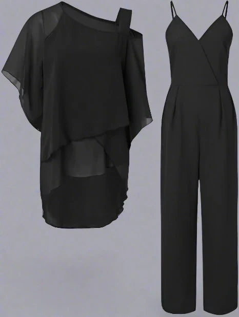 Lisslune | Luxury Chiffon Set for Elegant Evenings