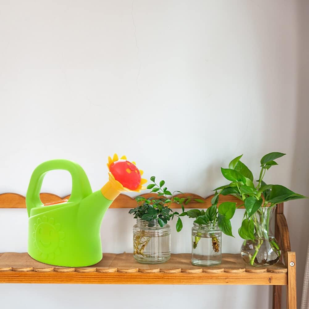 Lisslune | Children's watering can with flower mouth – Colorful plastic watering can for little gardeners