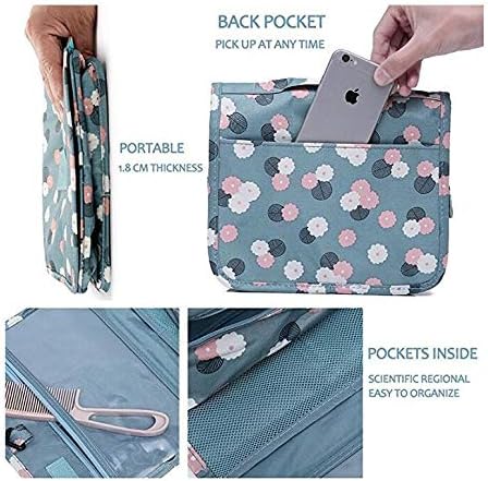 Lisslune | TravelEase –  Water-Resistant Travel Toiletry Bag with Hanging Hook