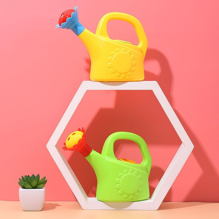 Lisslune | Children's watering can with flower mouth – Colorful plastic watering can for little gardeners