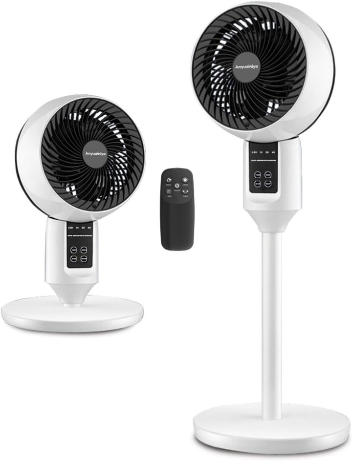 Lisslune | Adjustable Pedestal Fan with 3D Oscillation – Aerion