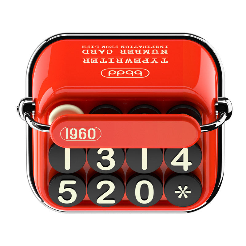 Lisslune | Retro Creative Temporary Parking Number Plate