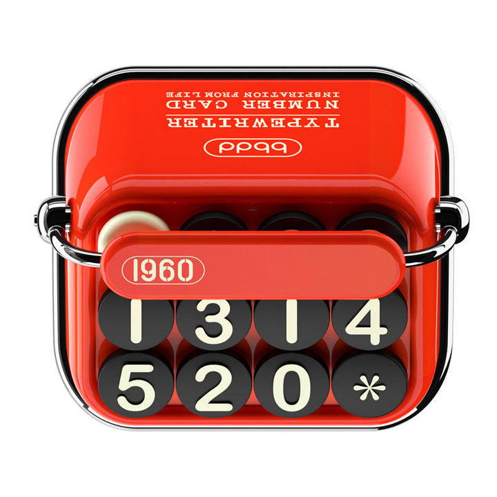 Lisslune | Retro Creative Temporary Parking Number Plate