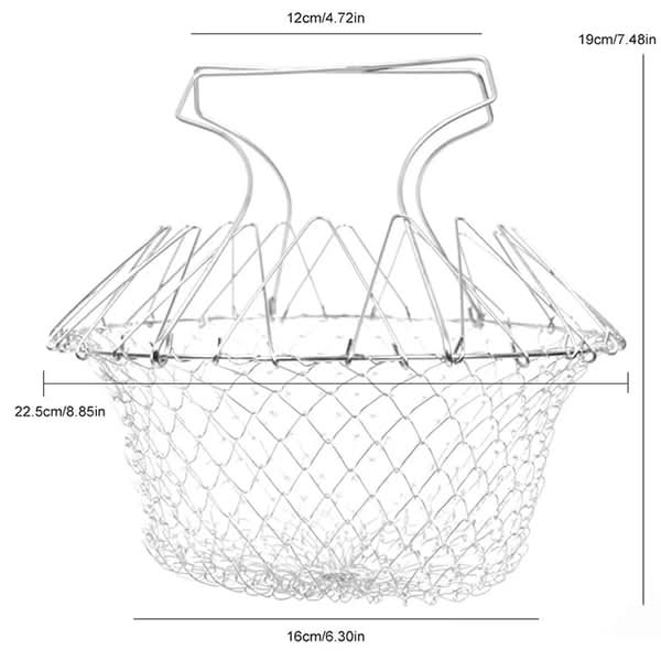 Lisslune | FryFold - Multifunctional Foldable Frying Basket