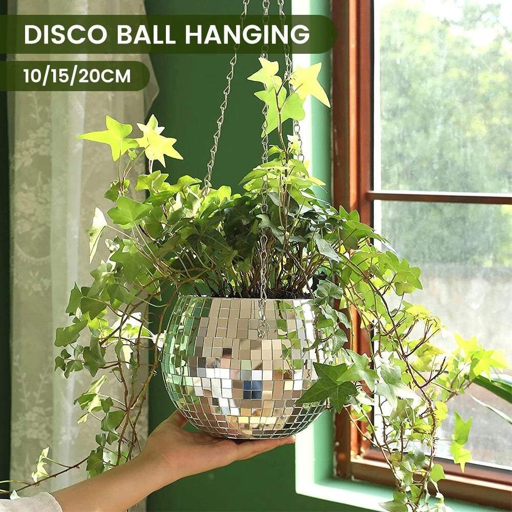 Lisslune | Disco Ball Hanging Planter