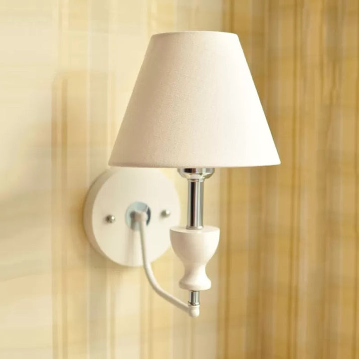 Skørter | Nordic Style Wall Lamp Spitzenlamp Shade A Main Fabric Metal Wall Lamp for Hallway