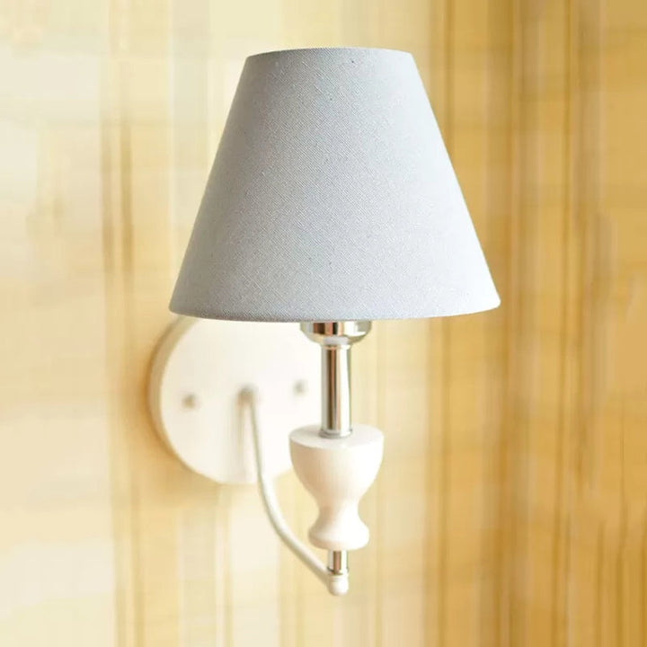 Skørter | Nordic Style Wall Lamp Spitzenlamp Shade A Main Fabric Metal Wall Lamp for Hallway