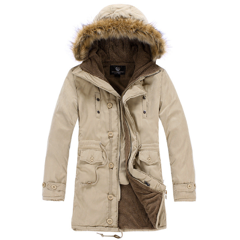 Men's functional parka with detachable hood and cozy inner lining Lisslune
