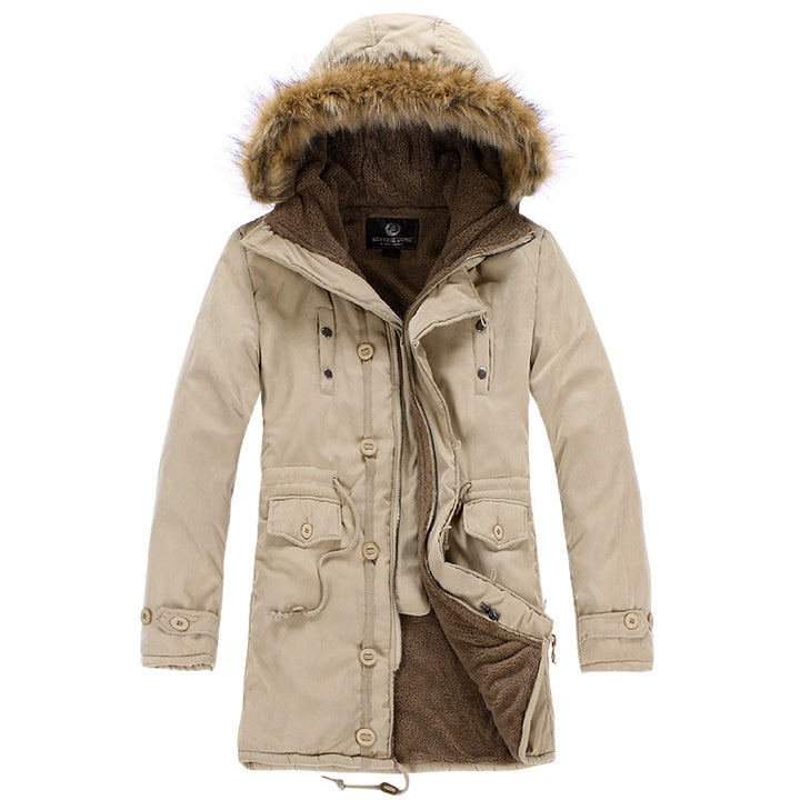 Men's functional parka with detachable hood and cozy inner lining Lisslune
