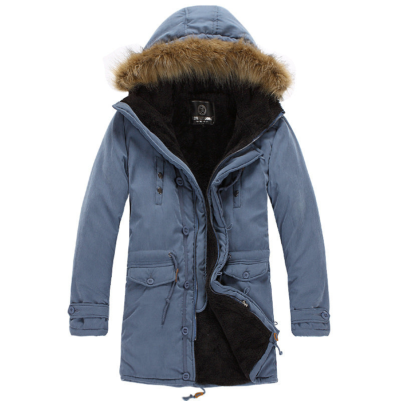 Men's functional parka with detachable hood and cozy inner lining Lisslune