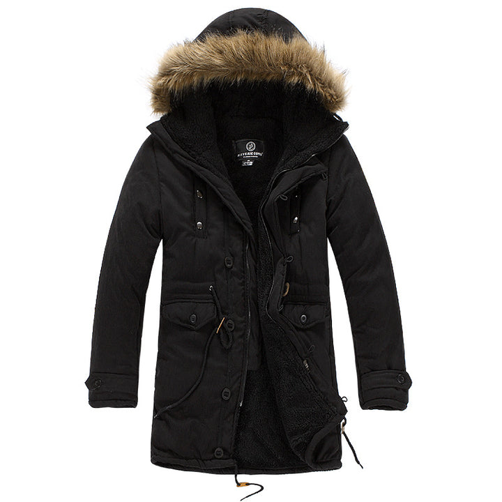 Men's functional parka with detachable hood and cozy inner lining Lisslune
