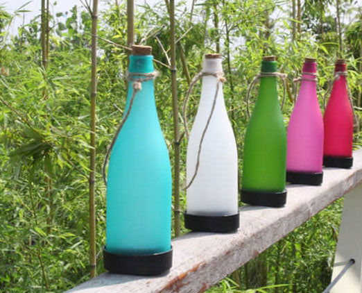 Lisslune | 5 Piece Solar Wine Bottle Light Outdoor Decoration Plastic LED Hanging Light