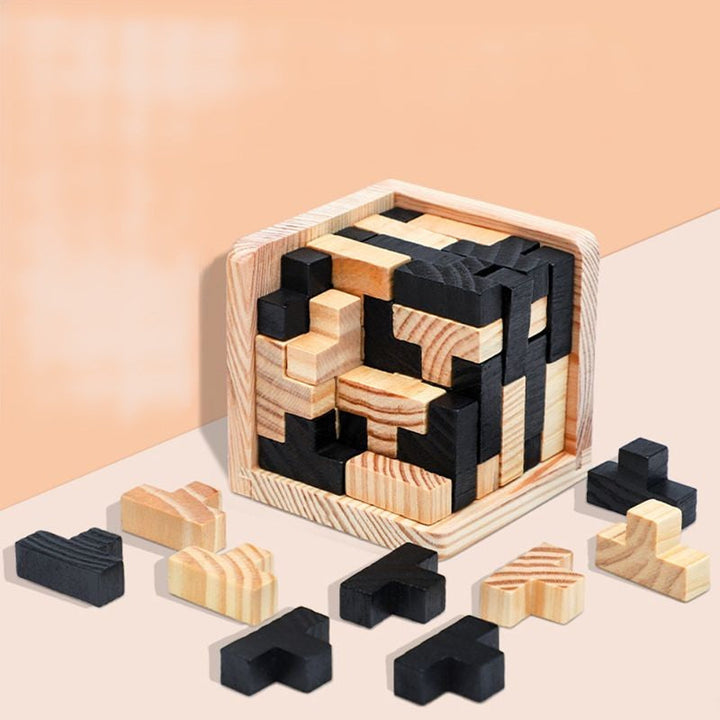 Lisslune | Wood intelligence toy brain teaser game