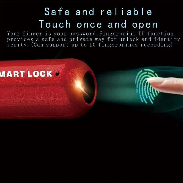 Lisslune | FingerScan Lock – Smart Fingerprint Padlock without Keys or Codes