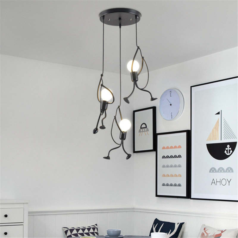 Lisslune | Retro Iron Man Pendant Light