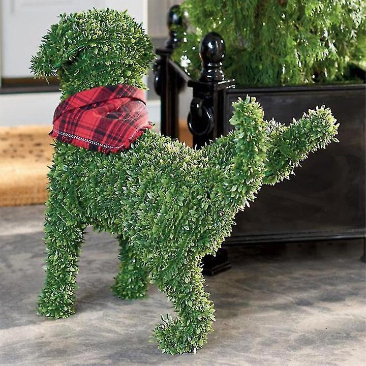 Lisslune | Decorative Peeing Dog Topiary
