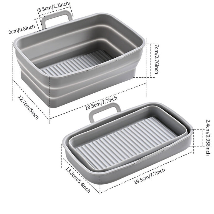 Lisslune | Foldable Air Fryer Baking Tray made of Silicone