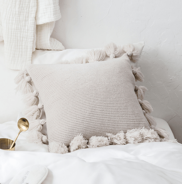 Rynx Bohemian Knit Pastel Color Pillowcase