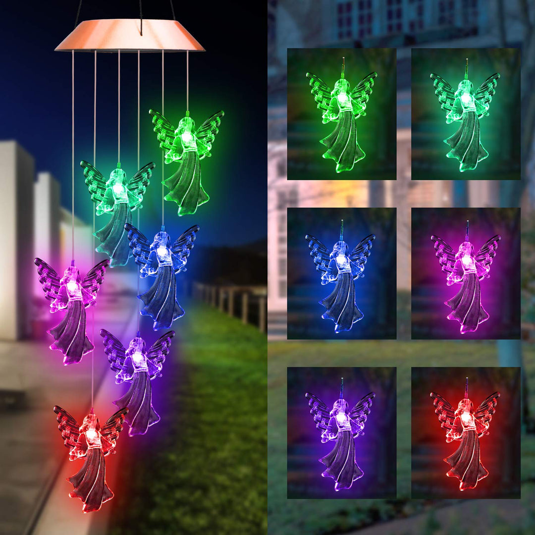 Lisslune | Solar Wind Chime Guardian Angel