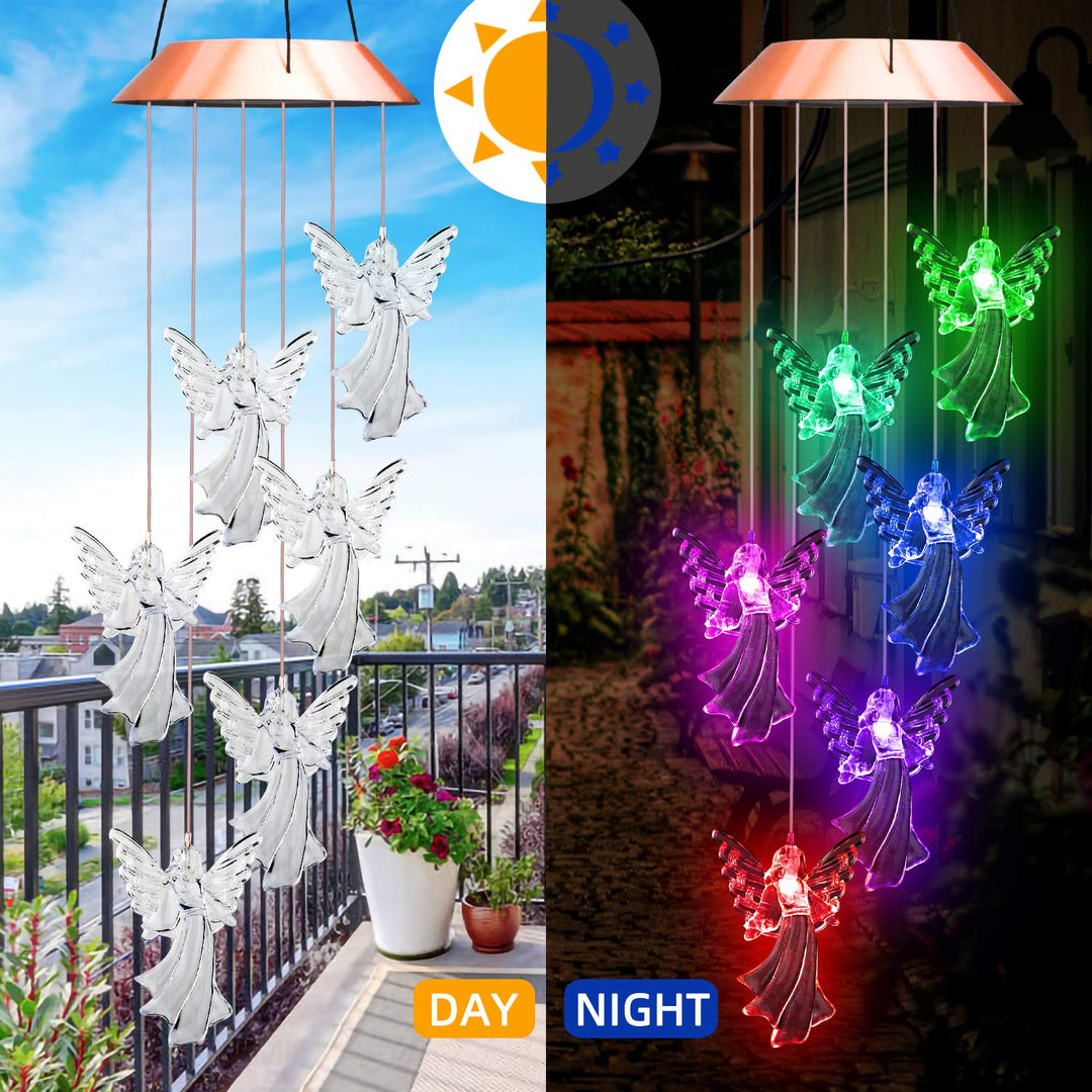 Lisslune | Solar Wind Chime Guardian Angel