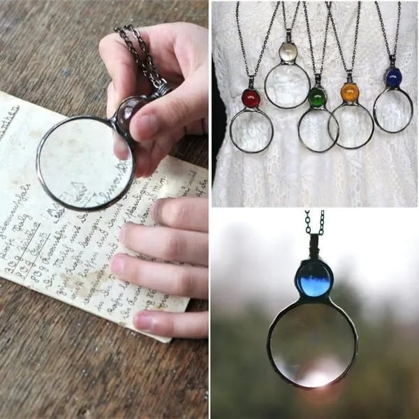 Lisslune | Necklace with magnifying pendant