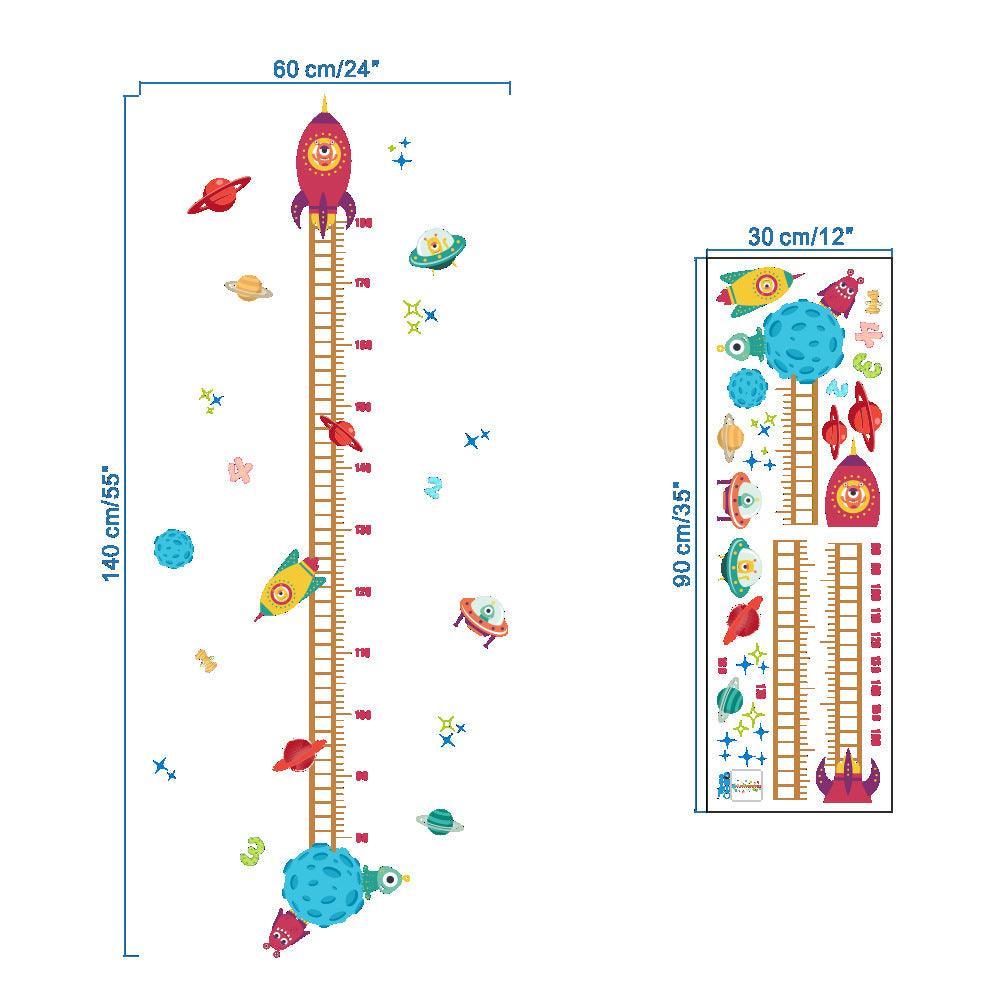 Lisslune | Charming Growth Tracking Wall Tattoo for Kids - Playful Room Decoration