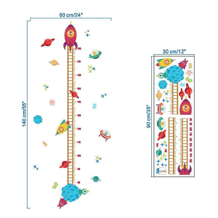 Lisslune | Charming Growth Tracking Wall Tattoo for Kids - Playful Room Decoration