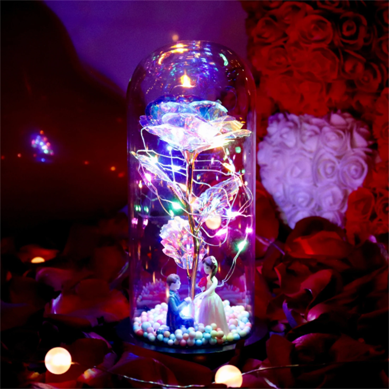 Lisslune | Sparkling rose ornaments enchant romantically