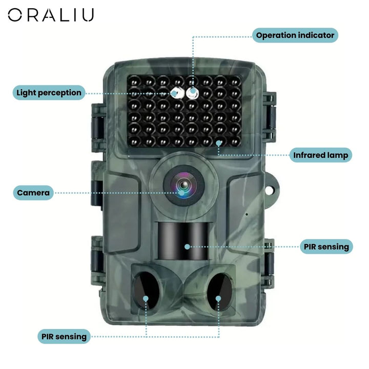 Lisslune | 4K Ultra HD Wildlife Camera – 60MP with App Control