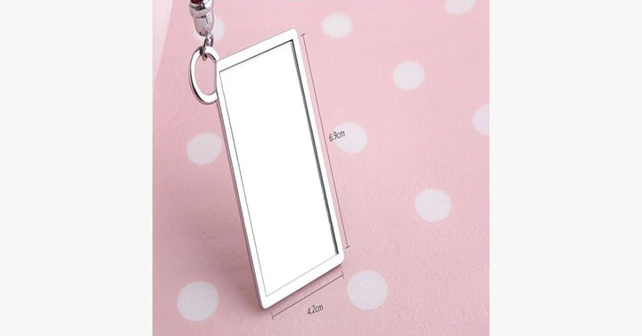 Lisslune | Portable Pink Pocket Mirror