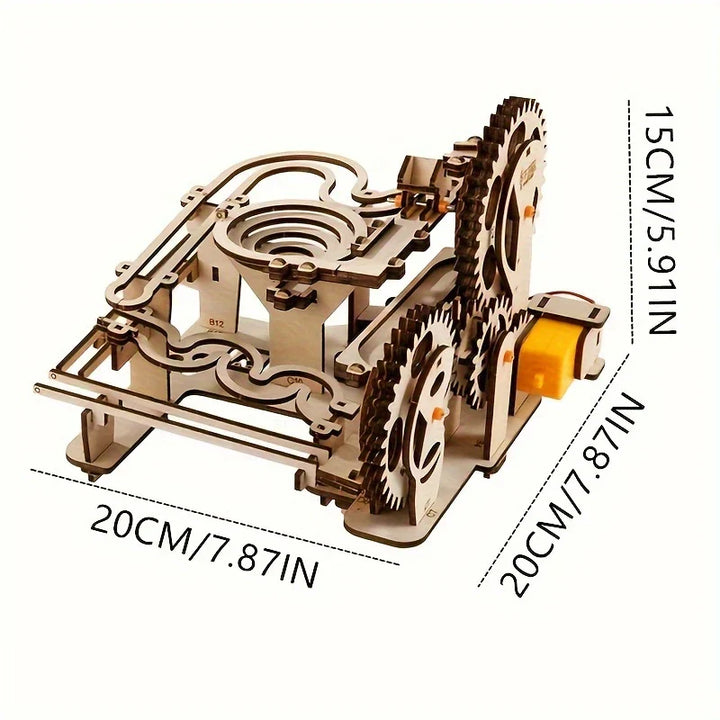 Lisslune | TrackMaster 3D Ball Track Puzzle – DIY mechanical construction set for teenagers and adults
