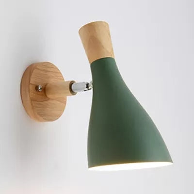 Skørter | Rotatable Nordic Bottle Wall Lamp 1 Head Metal Wall Light for Children's Room