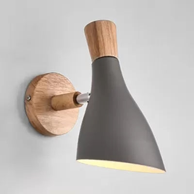 Skørter | Rotatable Nordic Bottle Wall Lamp 1 Head Metal Wall Light for Children's Room