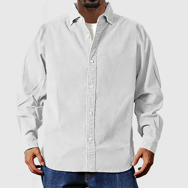 Lisslune | Classic Beige Cord Shirt