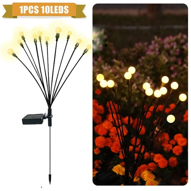Lisslune | Solar Garden LED Firefly Plug Light