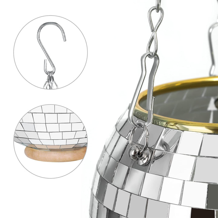 Lisslune | Disco Ball Hanging Planter