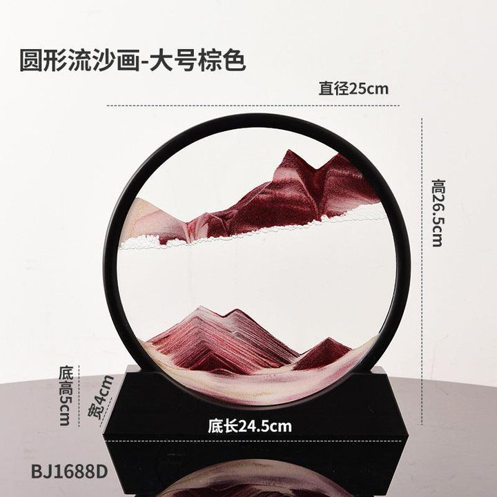 Lisslune | Fascinating 3D glass water sand art for a tranquil environment