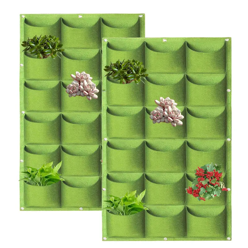 Lisslune | Felt Plant Bag for Vertical Wall Mounting – Three-dimensional, Non-woven Plant Bag