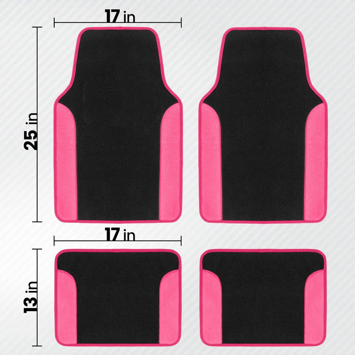 Lisslune | Hot Pink Universal Car Mats