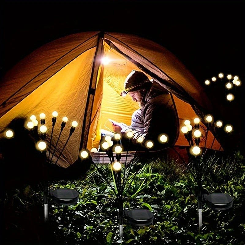Lisslune | LED Solar Garden Light with Flexible Light Balls – Waterproof Decorative Light for Beds and Paths
