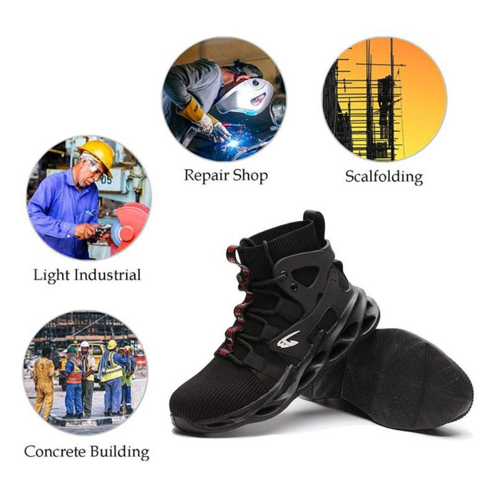 Lisslune | Lightweight, breathable work shoes with steel toe